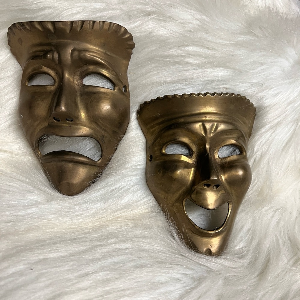 Brass Drama Comedy Theatre Masks